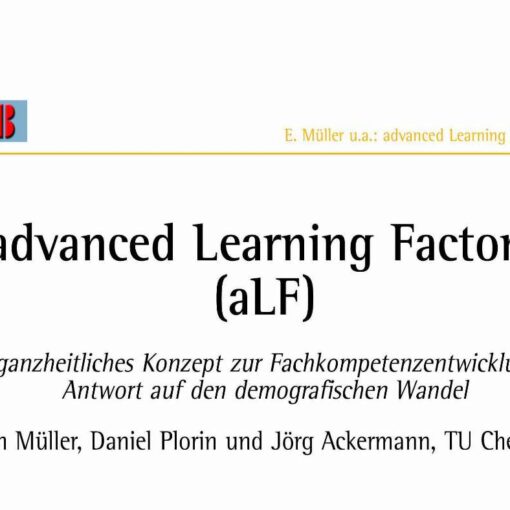 advanced Learning Factory (aLF)